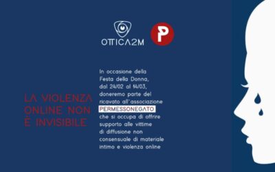 Un gesto concreto contro la violenza digitale: la collaborazione con Ottica 2M